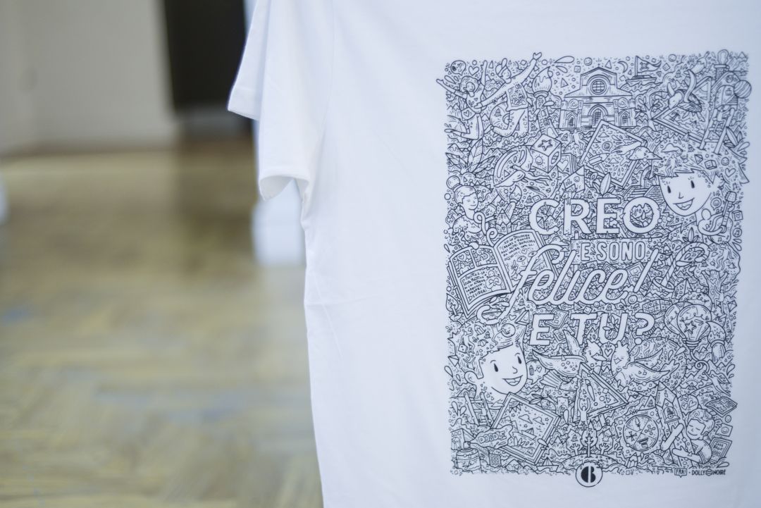 La t-shirt illustrata da FRA! per Cose Belle Festival