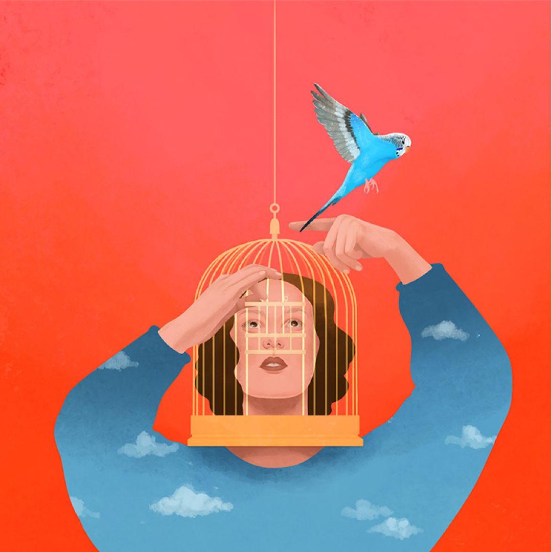 Volare, illustrazione di Irene Bidello per Cose Belle Contest d'illustrazione 2023