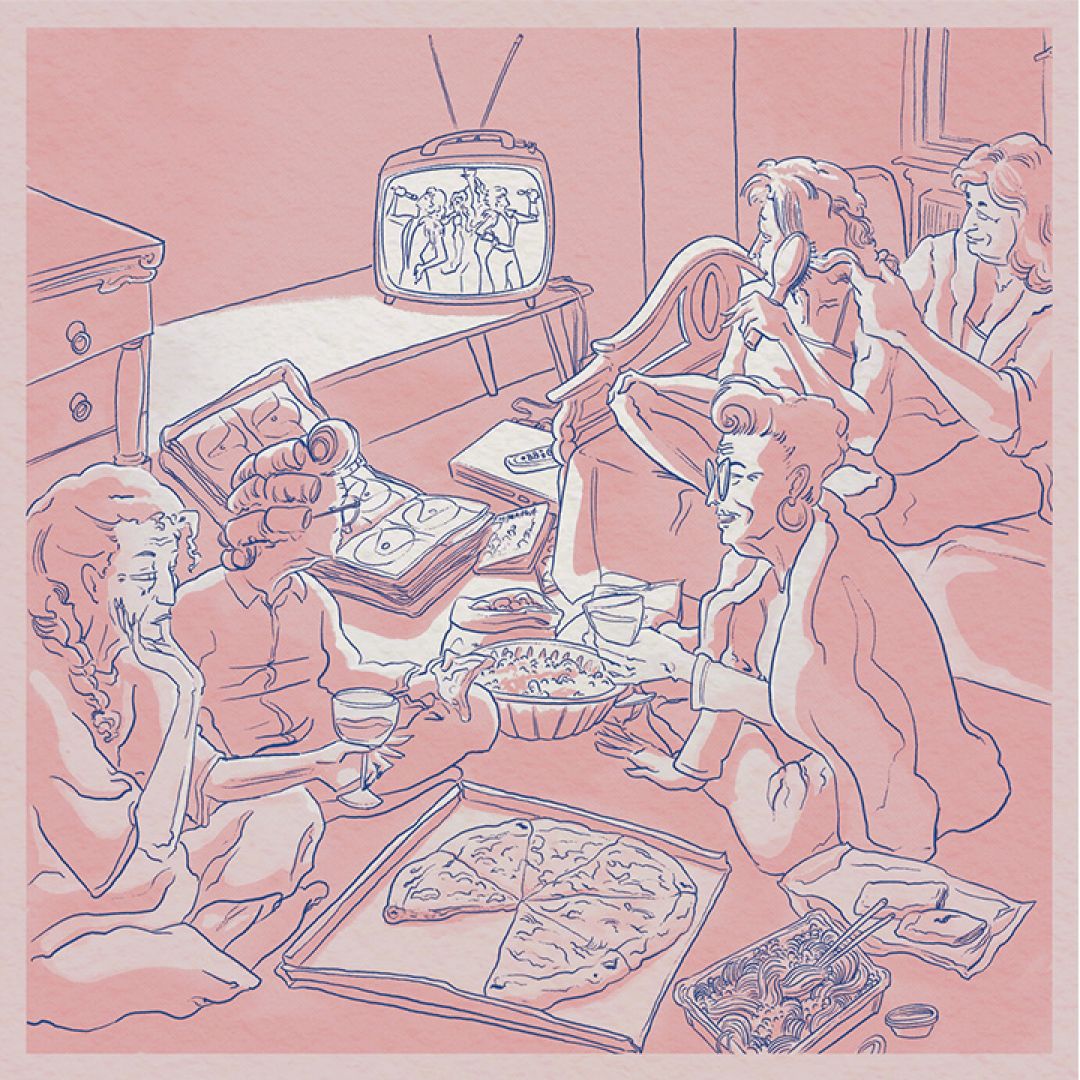 Pigiama Party, illustrazione di Giovanni Saroldi per Cose Belle Contest d'illustrazione 2023