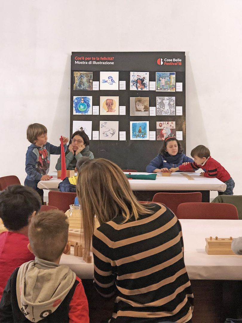 L'associazione Mamò, partner for Kids, conduce il laboratorio Montessori a Cose Belle Festival