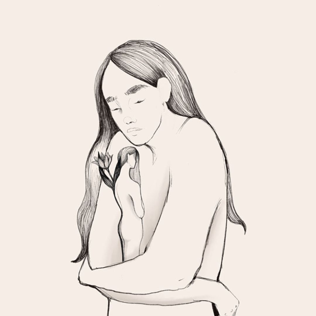 Abbraccia(r)mi, illustrazione di Silvia Di Baldi per Cose Belle Contest d'illustrazione 2022