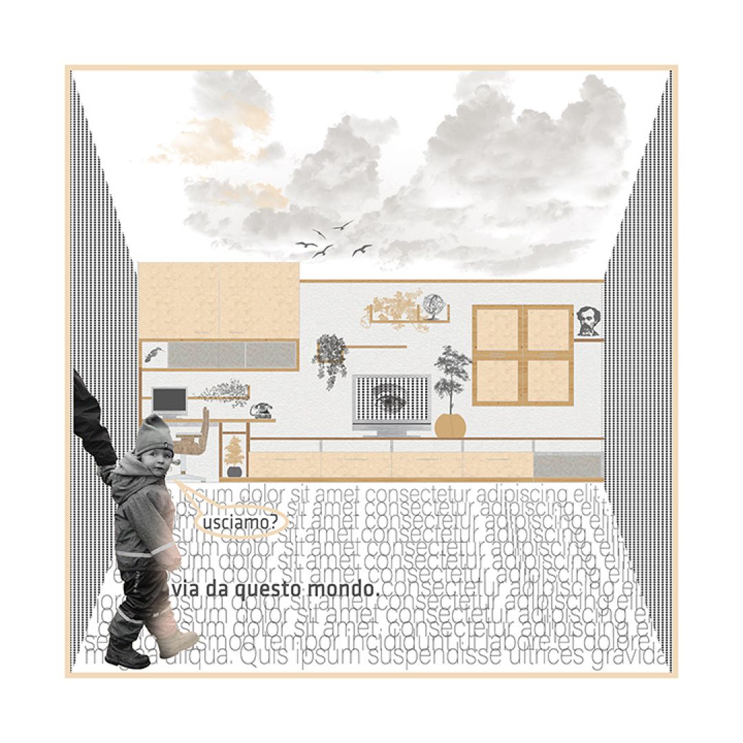 Rigenerazione domestica, illustrazione di Elisabetta Caterina per Cose Belle Contest d'illustrazione 2020