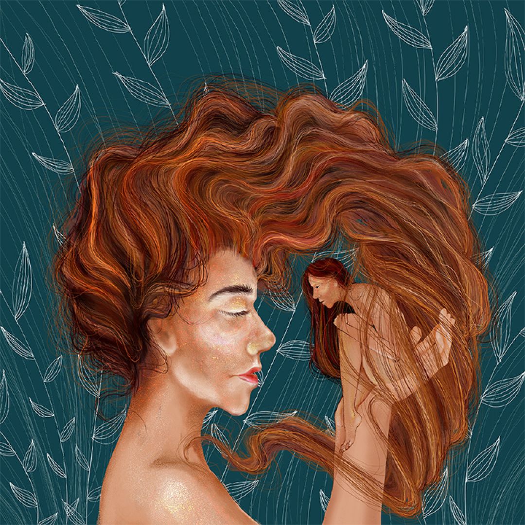 Prendersi in Mano, illustrazione di Marianna Papandrea per Cose Belle Contest d'illustrazione 2020